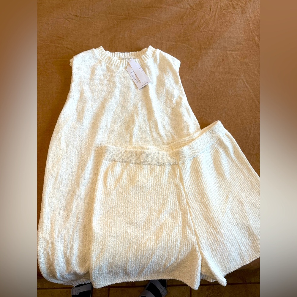 White Sweater Set